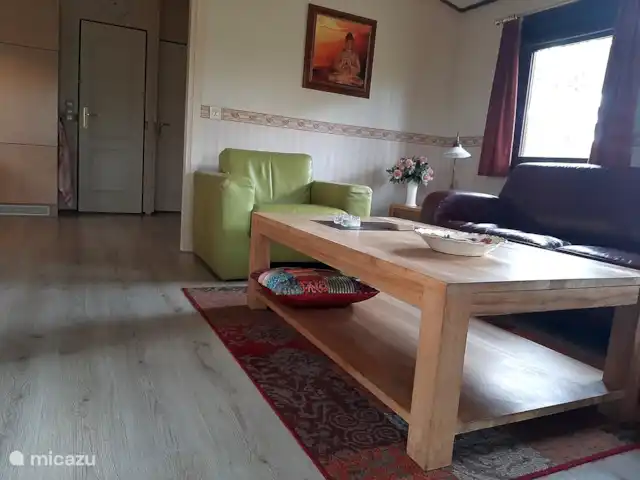 In het najaar en winter leggen we er een vloerkleed neer!
